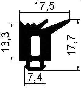 REG 206 Внутренний уплотнитель заполнения  150 м