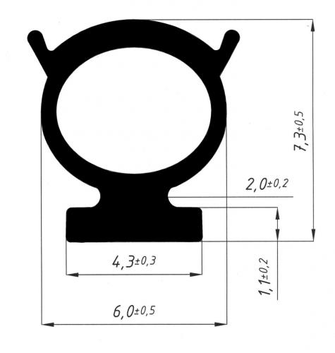 G 001 D уплотнитель 400м