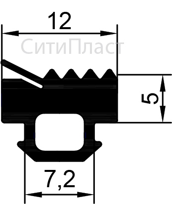 ТПУ-001 Размеры всех сторон уплотнителя