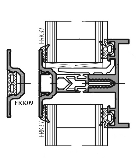 FRK09 Крышка структурного остекления
