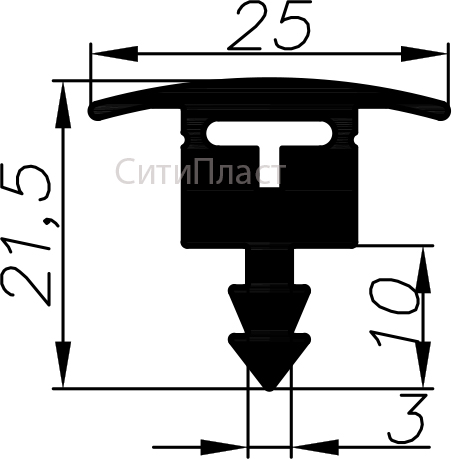 ТПУ 305 Уплотнитель структурного остекления (100м)