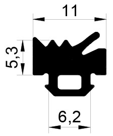 REG 002 Внутренний уплотнитель заполнения 250 м