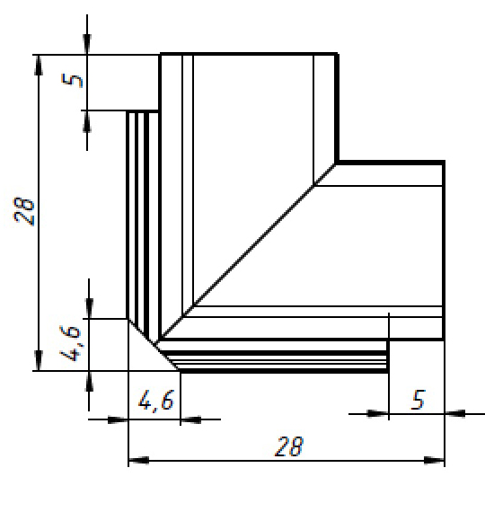 КПУ 211 Среднее уплотнение окон КПТ60, КП80 ТХ, ЭТ КПТ45 GOS-S