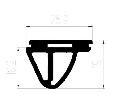 КПУ 226 Средний притвор двери межкамерный (60м)