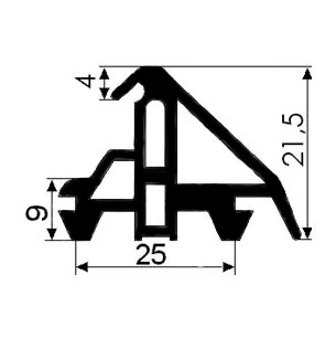 КПУ 13 Уплотнитель межкамерный средний