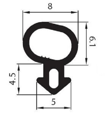 Р5 Уплотнитель резиновый (400м)