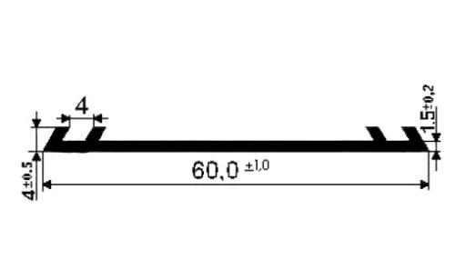 Резина вентилируемого фасада