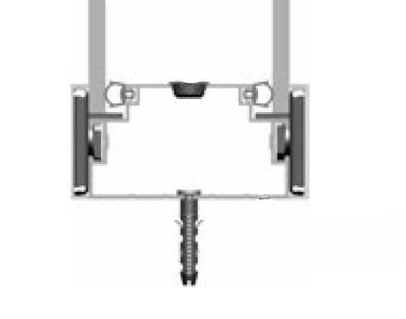 FRK 57 уплотнитель заполнения стекольный  для перегородок Алютех