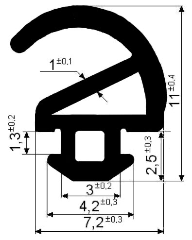 REG 046 уплотнитель (300м)	