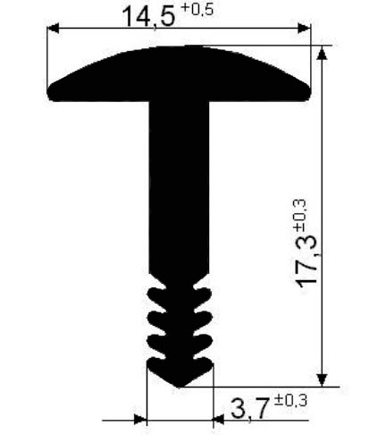 Уплотнитель стыка конструкций 