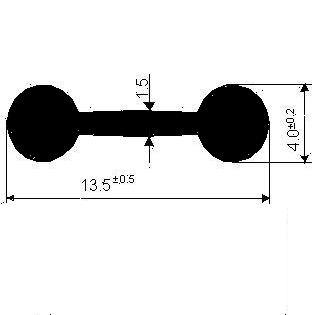 ТПУ 008 уплотнитель резиновый (400м)