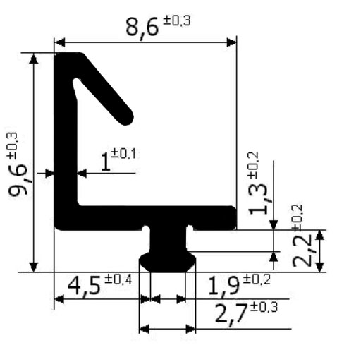 REG 042 уплотнитель (300м)	