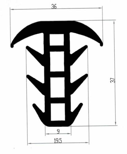 Уплотнитель для стыков блок контейнеров 751392 118 -04-02