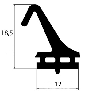 КПУ 03 средний межкамерный уплотнитель (100м)