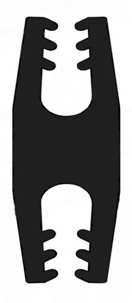 Уплотнитель для стыка листового материала и строительных конструкций