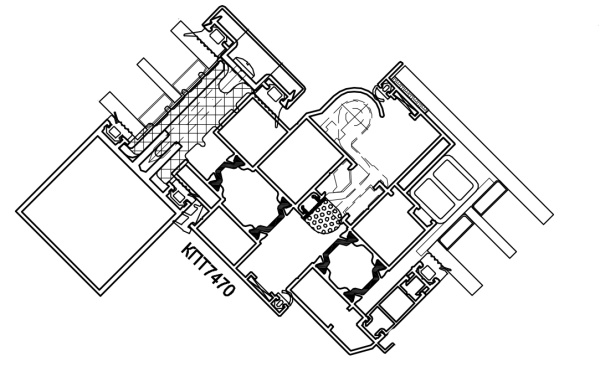 КПУ 216 Уплотнитель среднего притвора двери