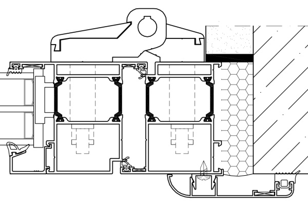 КПУ 237 Е Уплотнитель притвора раздвижной створки