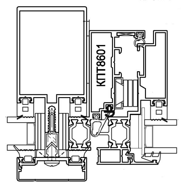 Уплотнитель притвора  