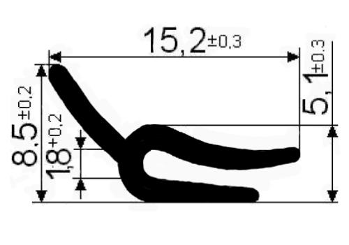 Обрезинивание примыкания стального короба