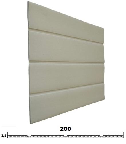 Отбойная доска ПВХ 200 мм, цвет белый