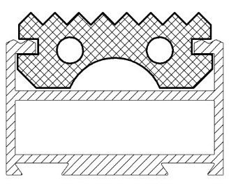 уплотнитель для металлических хомутов