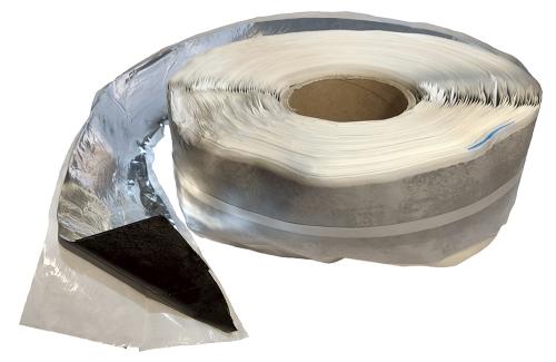 Лента бутиловая 150*1,5мм металлизированная, 18м (кор=2шт) шт.