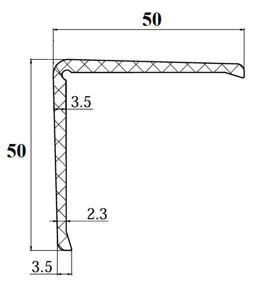 Накладка ПВХ для защиты углов