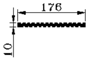 Подрельсовая прокладка для трамвайных путей