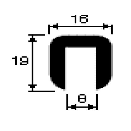 Привальный брус для лодки Т 37 рулон 25 пог.м.