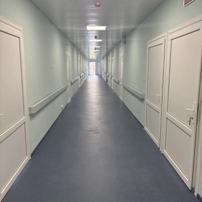 Монтаж поручней в Городской клинической больнице скорой медицинской помощи № 25 г. Волгоград