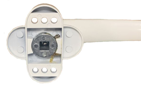  7CR/85/6 Ручка нажимная с накладками