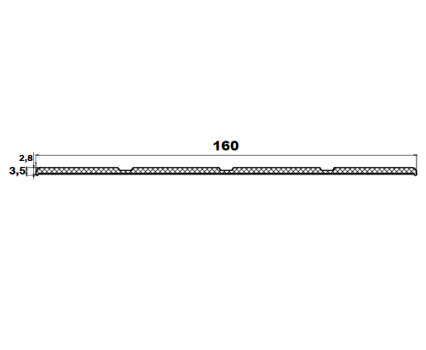 Бескаркасный мягкий (гибкий) отбойник для стен из ПВХ