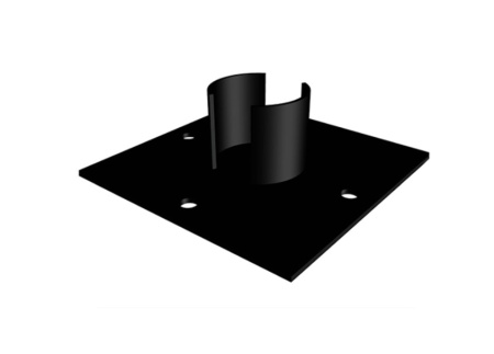 Оголовок для свая d 76, черный