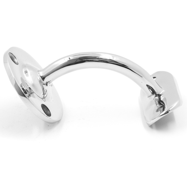 Крепление поручня к стене (пристенок литой) под поручень диаметром Ø38.1 мм, полированный (AISI 304)