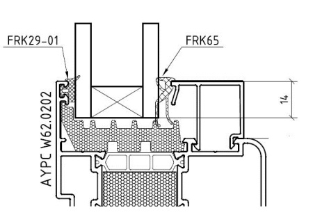 FRK 29-01 резиновый уплотнитель