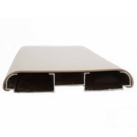 Отбойная доска из ПВХ на алюминиевом профиле 200*4000 мм