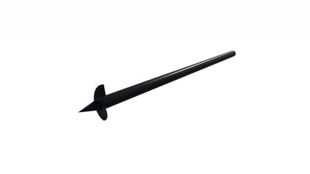 Свая винтовая d 57 Н-2000мм, черный; винтовые сваи для бытовки