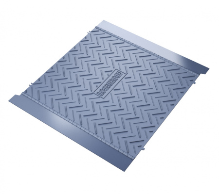 Дорожка пешеходная для кровли из ПВХ-мембраны Logicroof Walkway Puzzle 600 х 600 мм, цвет серый