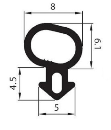 Р5 Уплотнитель резиновый (400м)