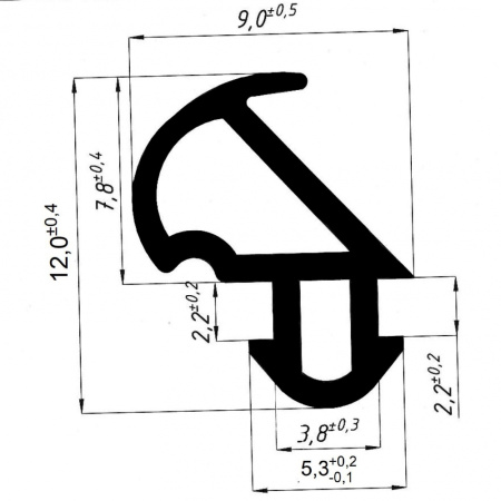 КВЕ 228.3 уплотнитель для пластиковых окон