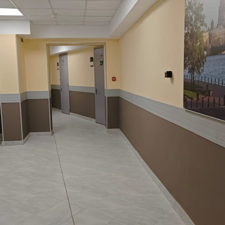 Доска отбойная ширина 200 мм, светло-серая