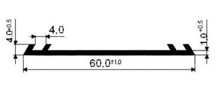 Уплотнитель для навесного вентилируемого фасада