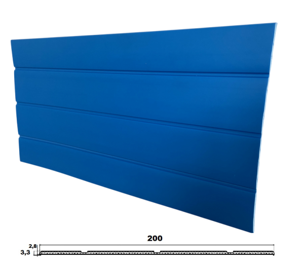 Бескаркасный мягкий (гибкий) отбойник для стен из ПВХ