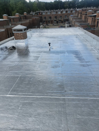 Безбитумная самоклеящаяся рулонная кровля