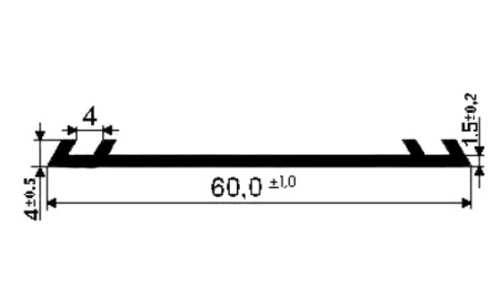 Резина вентилируемого фасада