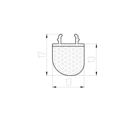 КПУ 216 средний притвор двери